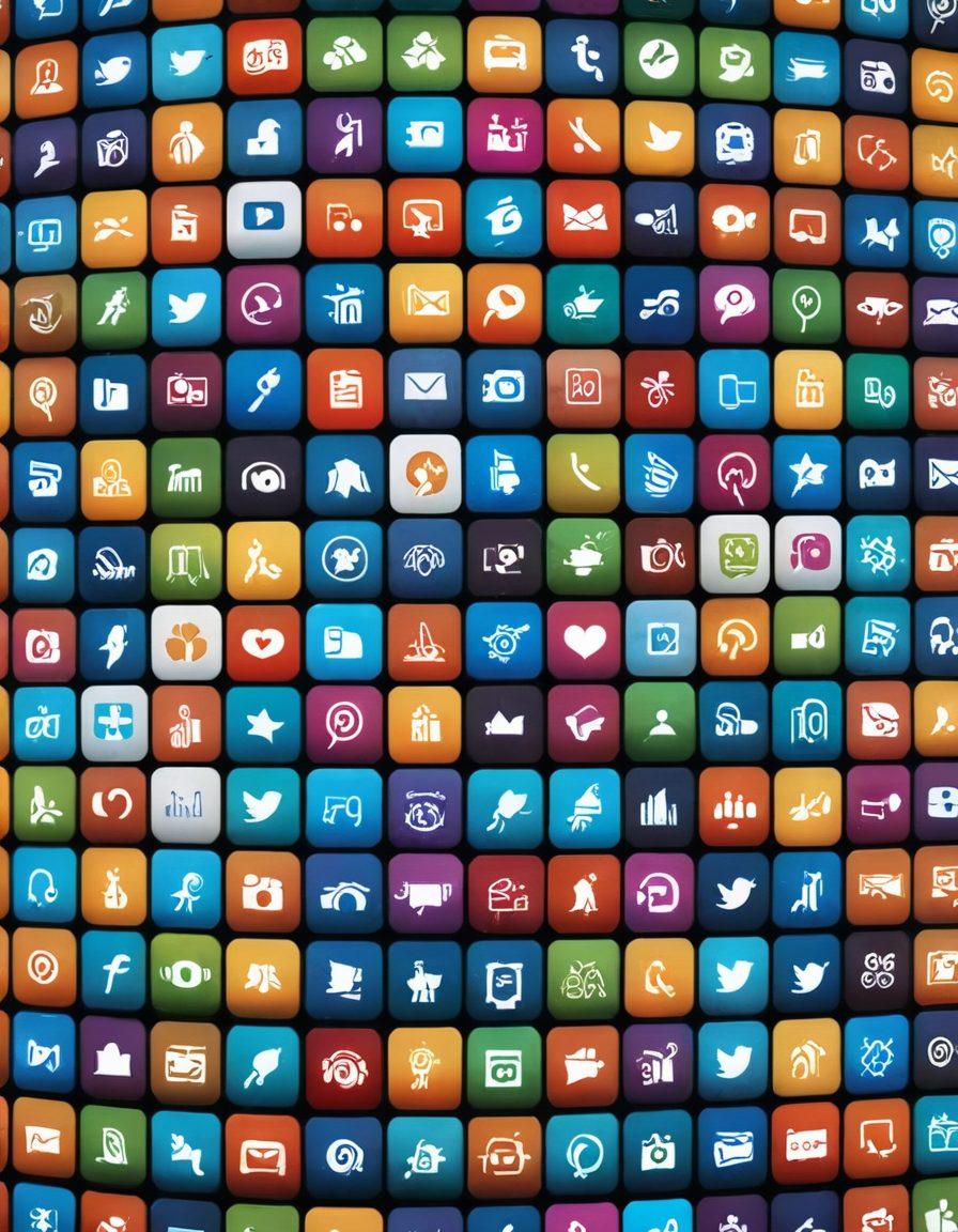 A dynamic collage of diverse user-generated video clips showcasing various genres like travel, cooking, and gaming, framed within an interactive streaming interface. Highlight vibrant user emotions with expressions of joy, surprise, and laughter. Include elements representing connectivity, such as social media icons and streaming devices. The background should evoke a sense of excitement and community through glowing lights and digital graphics. super-realistic. vibrant colors. 3D.